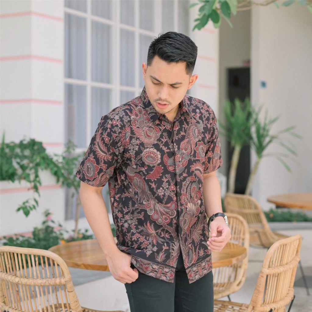 Batik Antasena - Kemeja Batik Merak Simpir