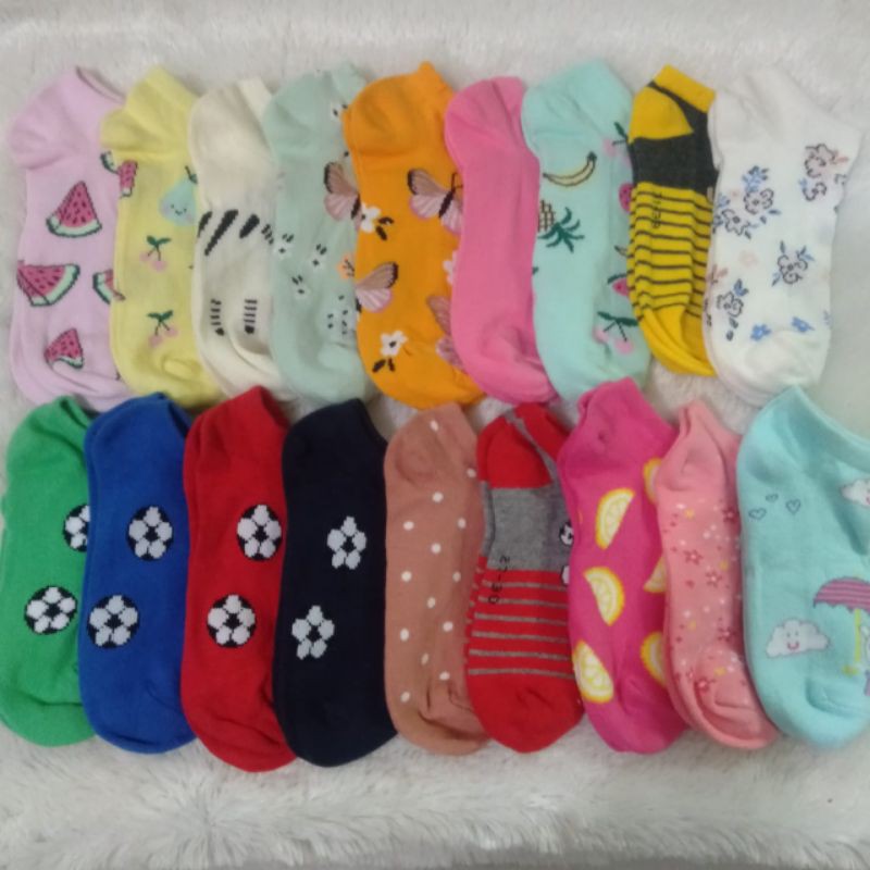 KAOS KAKI MATA KAKI KARAKTER(motif)