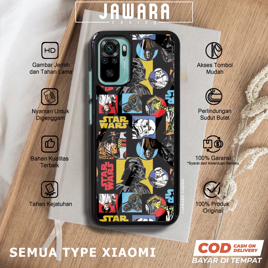 Case Redmi Note 10 Note 10S Casing Redmi Note 10 Note 10S Jawara Casing [STWR] Case Glossy Case Aest