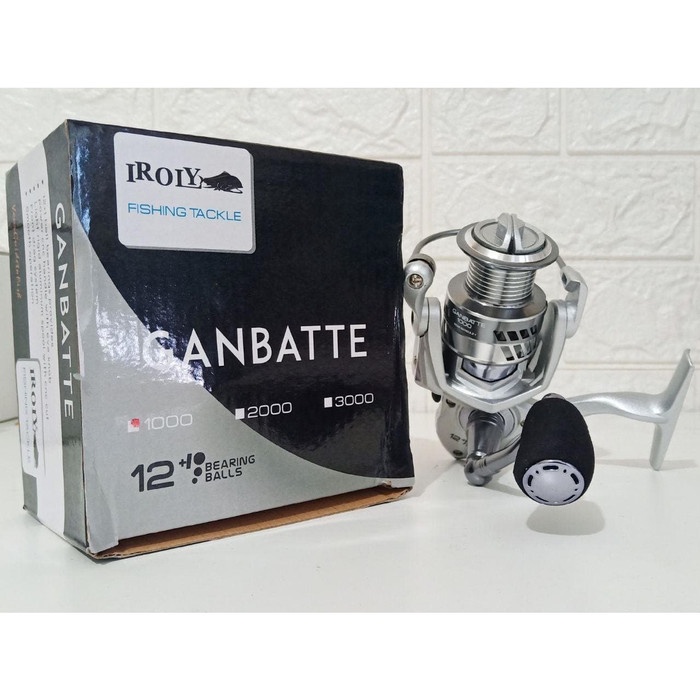 Jual REEL POWER HANDLE MILLENIUM IROLY GANBATTE ASLI JAPAN DRAG 20KG - GANBATTE 1000 Diskon