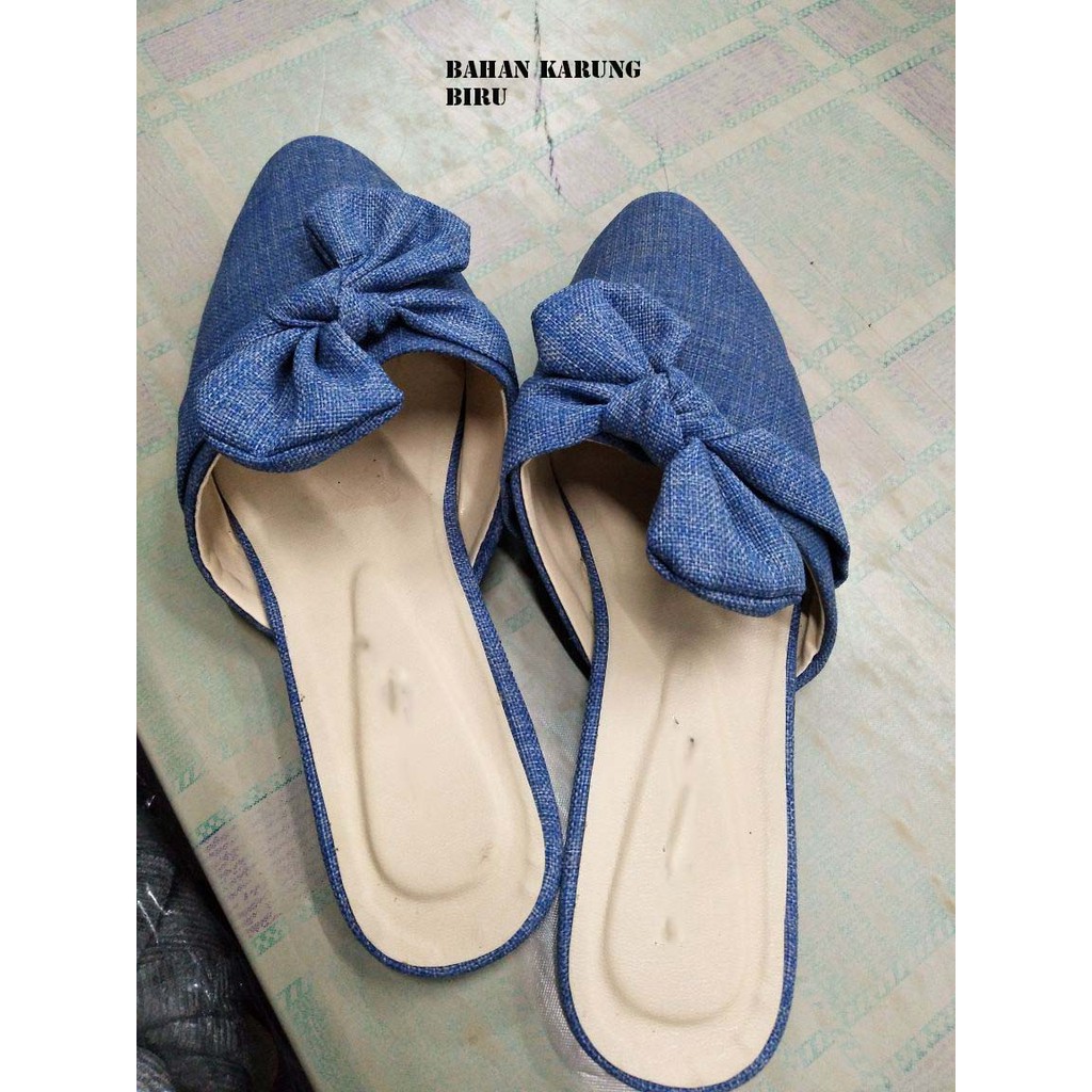 NunuLisaTan - TERMURAH Sandal Teplek Flat Shoes Baru Model PITA FLAT