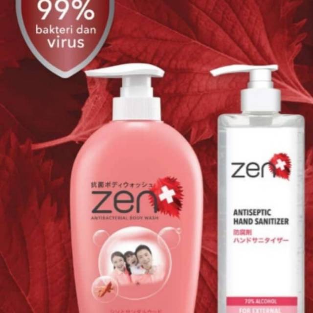 Sabun Mandi ZEN 500ml dan Zen Hand Sanitizer 500ml