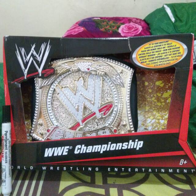 belt sabuk replica mainan WWE ori mattel for kids / anak2