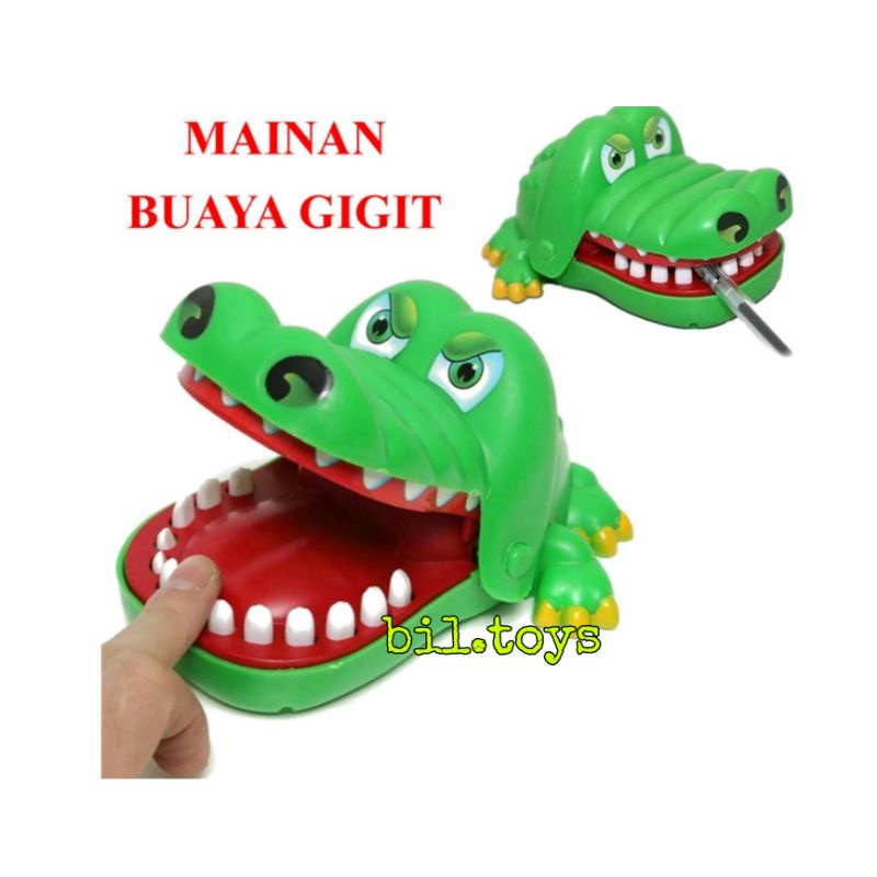 MAINAN BUAYA GIGIT JARI CROCODILE DENTIST FINGER BITE RUNNING MAN GAME MAINAN GIGI BUAYA PRANK VIRAL