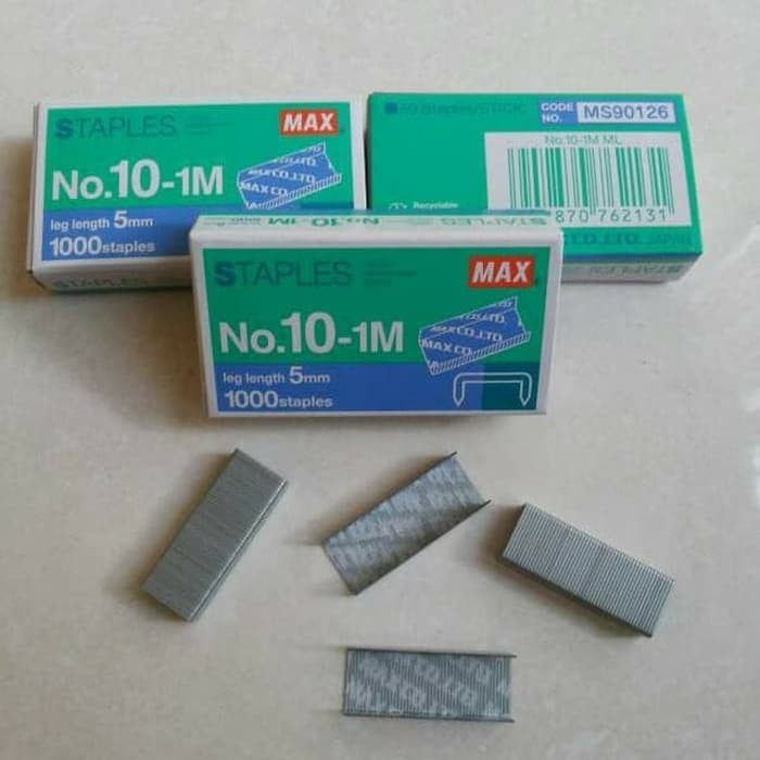 

Isi staples / isi stapler / isi hecter No. 10 Max ( Kecil)