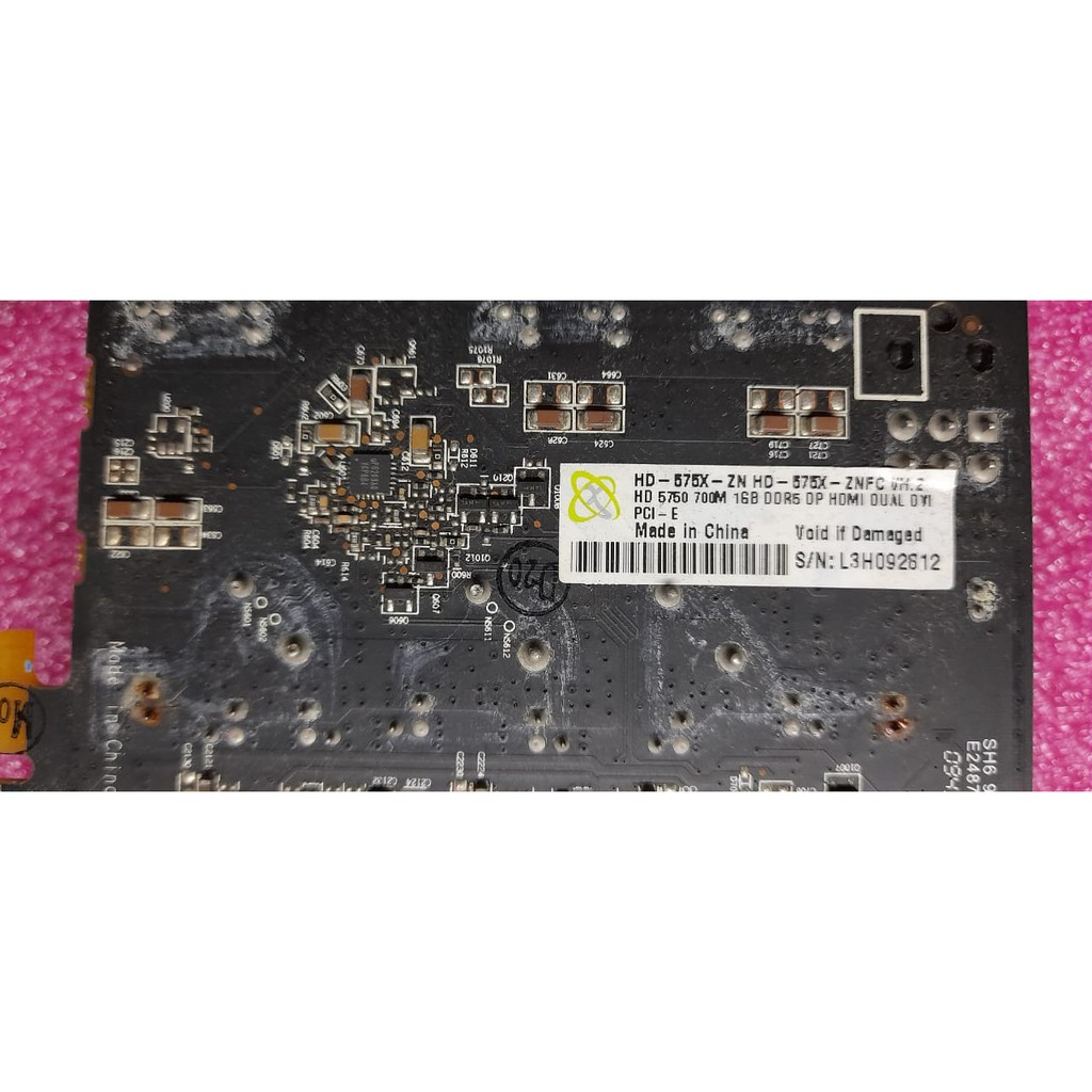 VGA XFX HD 57505 1GB 128BIT DDR5