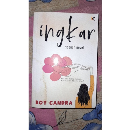 Novel Ingkar Boy Candra