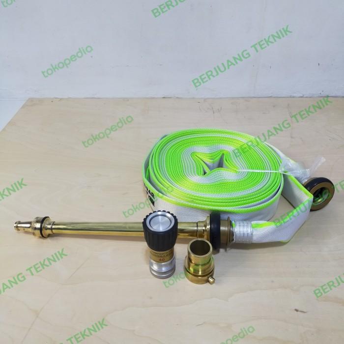 Qayire | Paket Jet Nozzle Sprayer Pemadam Dan Selang Pemadam Kebakaran 1,5 Inch