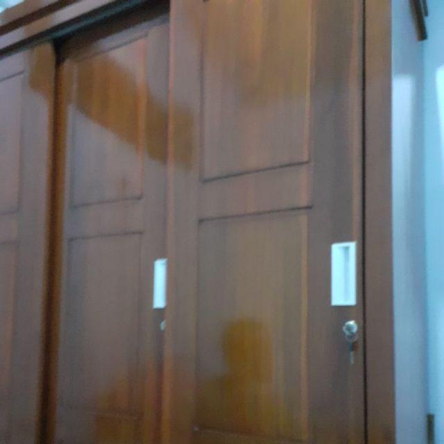  Lemari  kayu  jati pintu sliding minimalis  Shopee  Indonesia