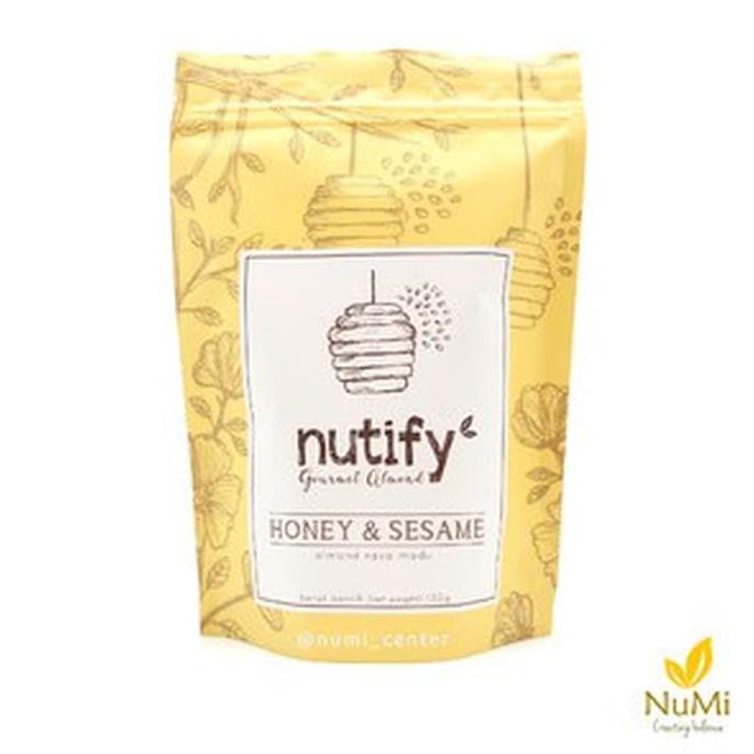 

Nutify Gourmet Almond Honey Sesame 150G Snack Kacang Almond Mentarieka_Shop