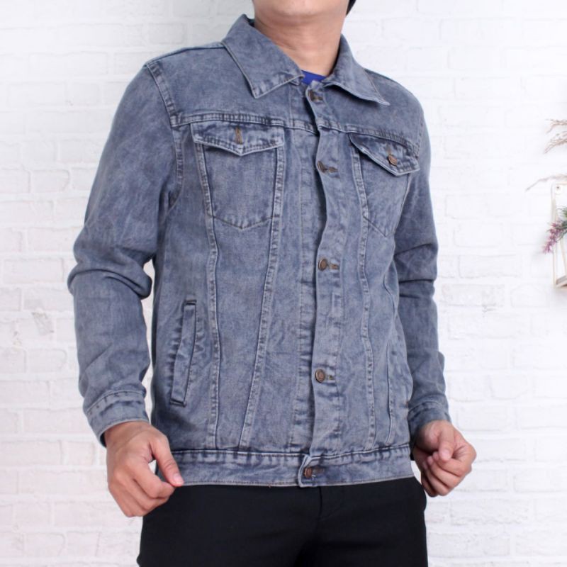 Jaket Jeans Pria &amp; Wanita /Jaket Levis Sandwash