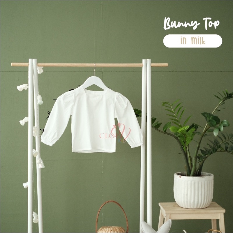 CLOEVKIDS - Baju atasan kemeja anak perempuan Bunny Top