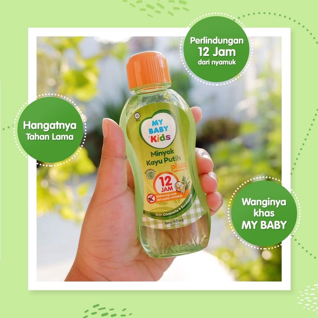 My Baby Kids Minyak Kayu Putih Plus 12 Jam [90 ml/2 pcs] - Exp: 04.2025