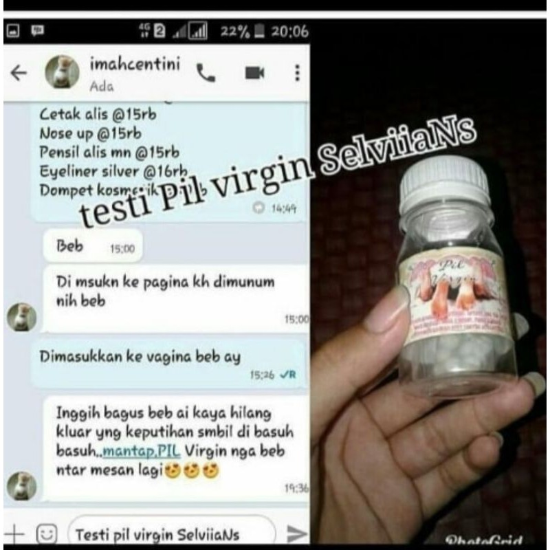Pil Virgin Ori (Pil Kembali Perawan)