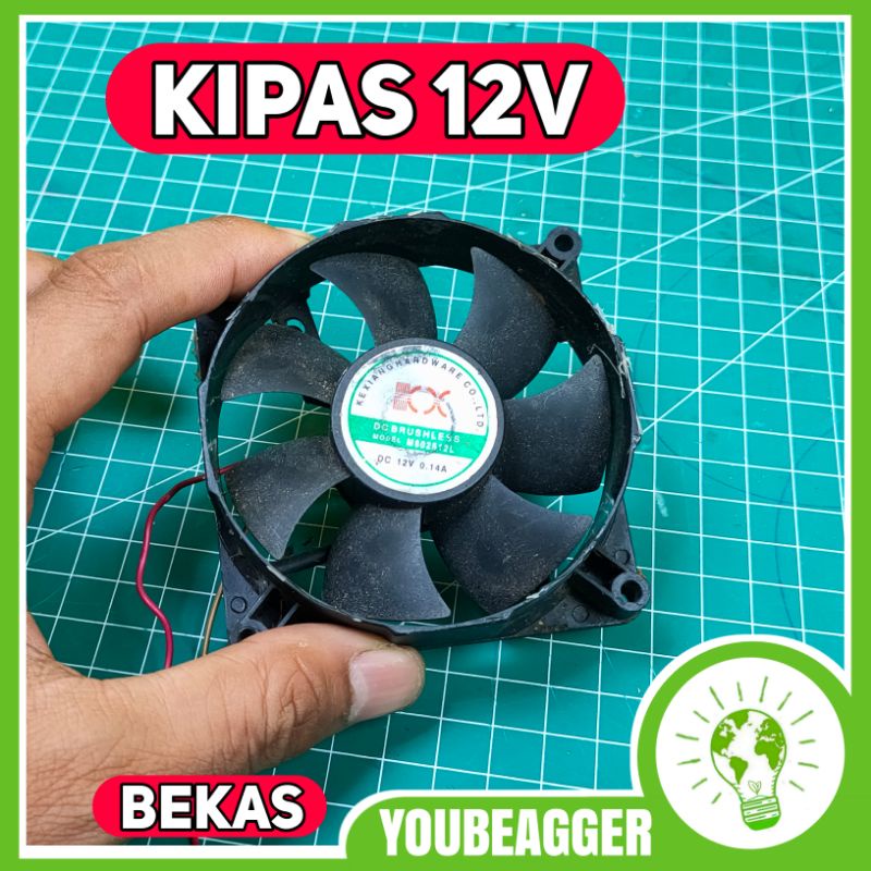 KIPAS 12 VOLT BEKAS