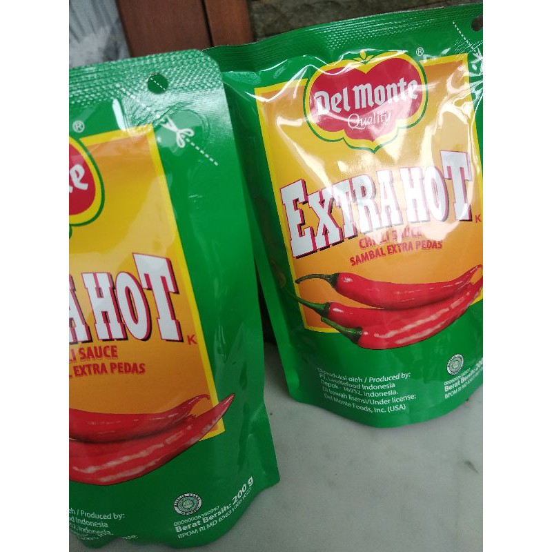 

Suace Sambal Extra Hot Delmonte 200 gram Del Monte
