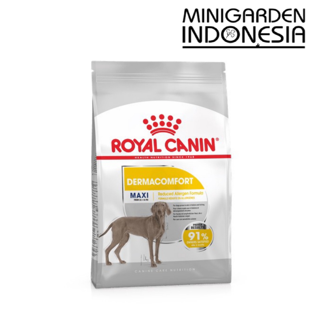 ROYAL CANIN MAXI DERMA 3KG dermacomfort dogfood dryfood makanan anjing dewasa pakan royalcanin 3 KG