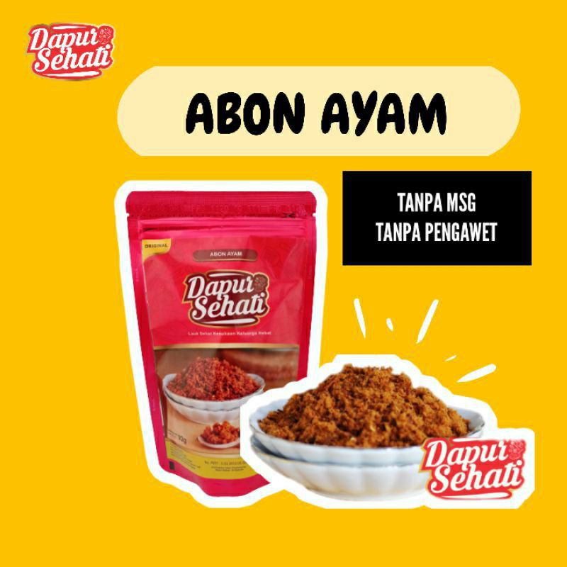 

Abon Ayam Dapur Sehati Non MSG Non Pengawet