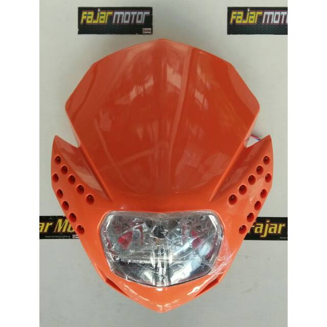 HEADLAMP LAMPU DEPAN KTM 85 OLD ORANGE RED BLUE