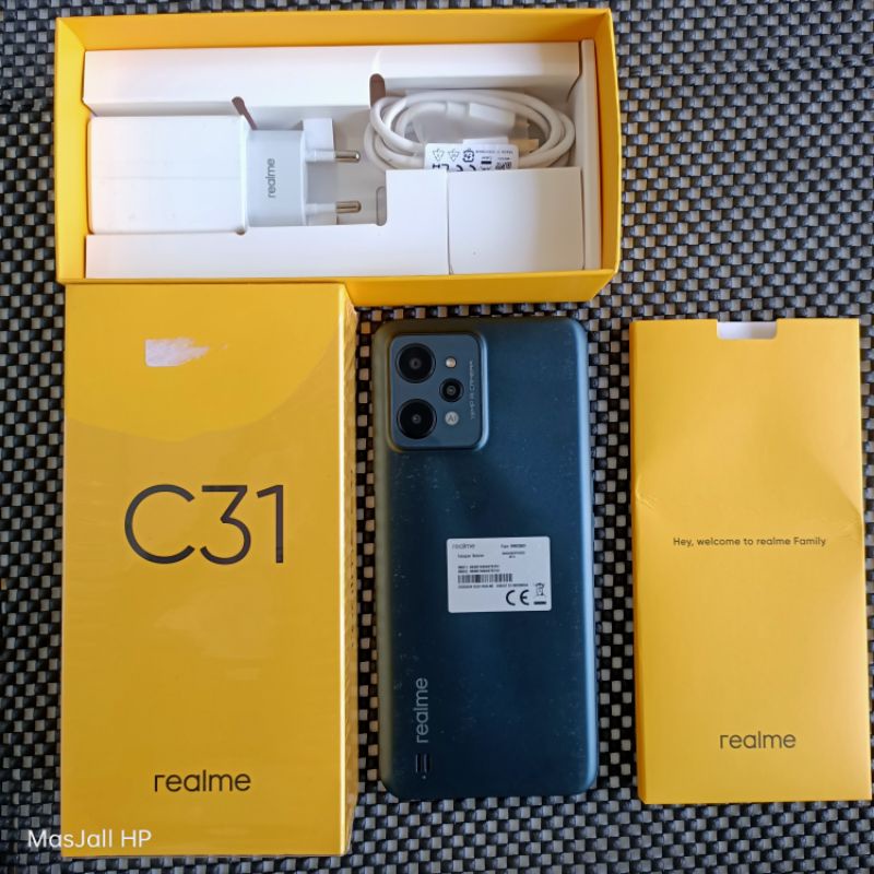 REALME C31 4/64 SECOND FULLSET ORI