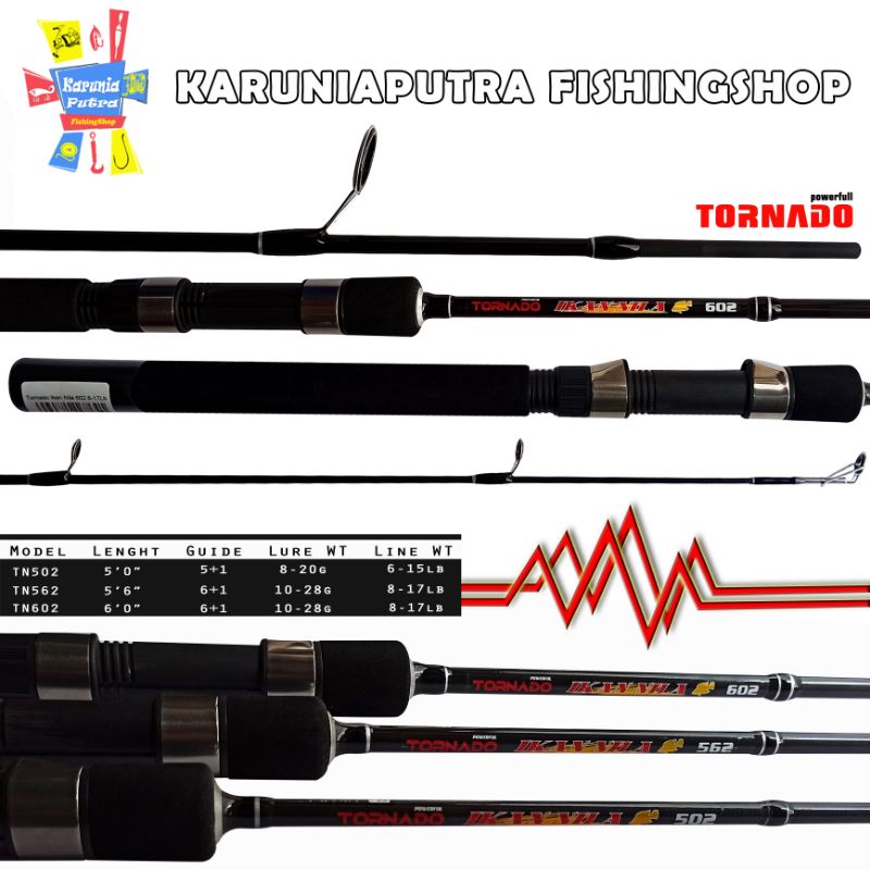 New Joran Tornado Ikan Nila 502/562/602 Joran Galatama Tornado Ikan Nila