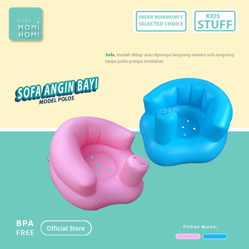 Non-Momihomi Kursi Sofa 03 Tempat Belajar Duduk Bayi Baby Infant Seat Model Polos