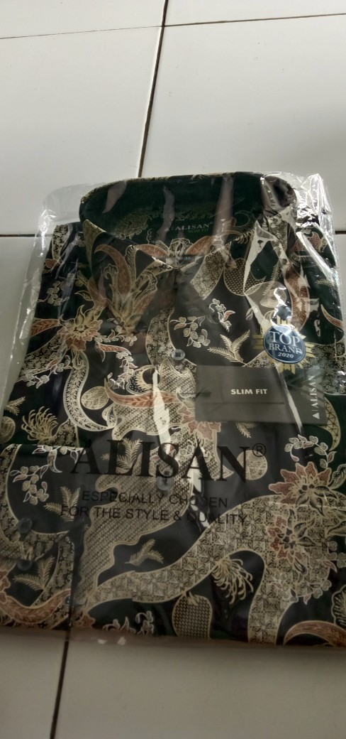 Kemeja Batik Alisan Printing Slimfit Lengan Panjang