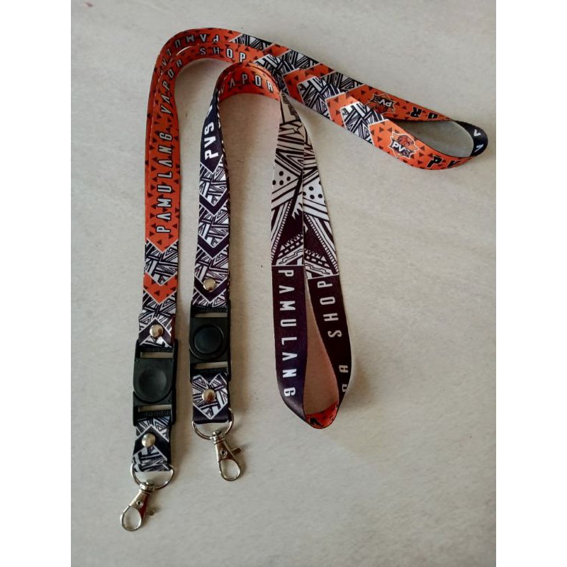 

Gantungan tali ID card murah. Tali Lanyard Custom Full Color. cetak sablon tali lanyard printing