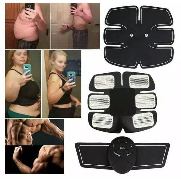 CARA INSTANT SIX PACK ~ EMS Smart Fitness ~ Alat Stimulator Otot Perut