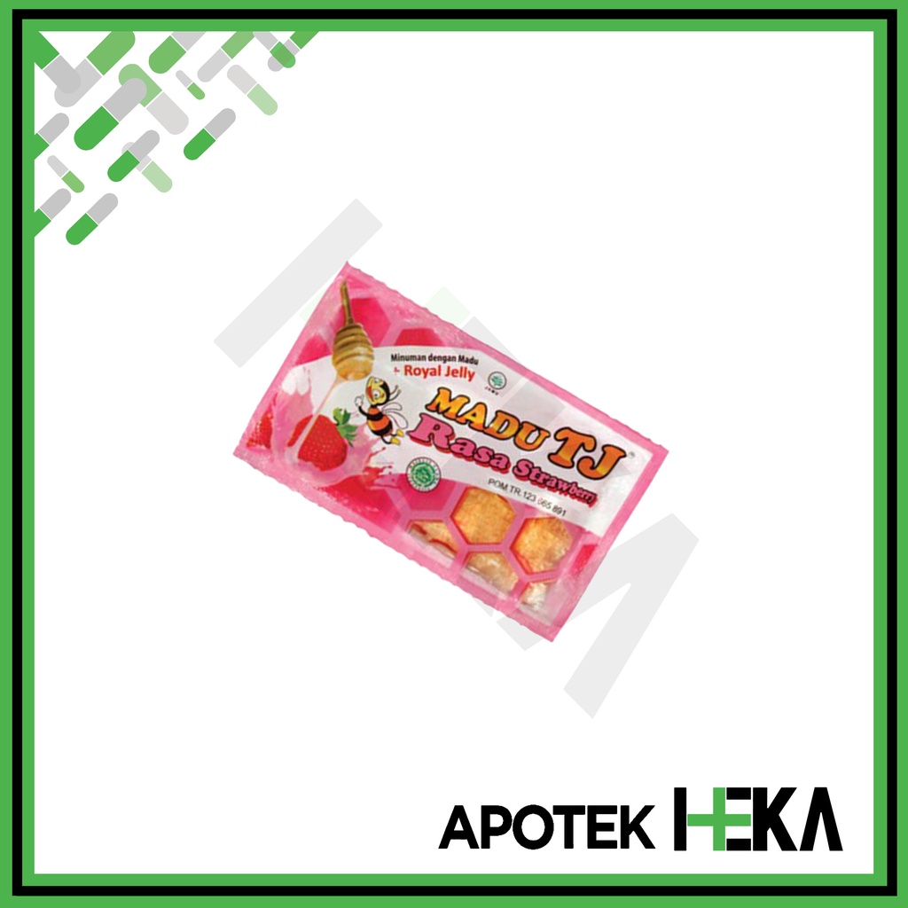 Madu TJ Strawberry Sachet isi 1 Sachet (SEMARANG)