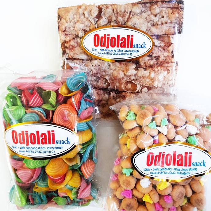 

Paket Aneka Cemilan Manis Tradisional Khas Bandung Odjolali