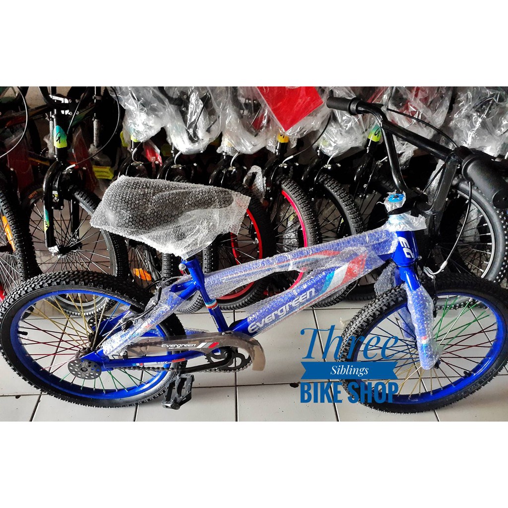 SEPEDA BMX EVERGREEN CLASSIC 20 INCH WARNA BIRU
