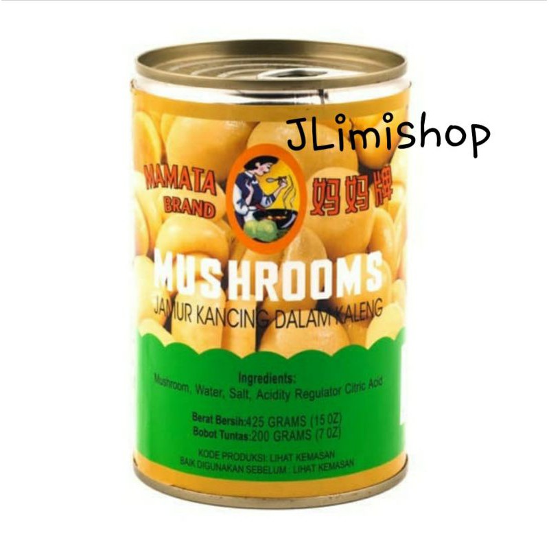 

Mushroom Mamata Brand/ Jamur Kancing 425gr