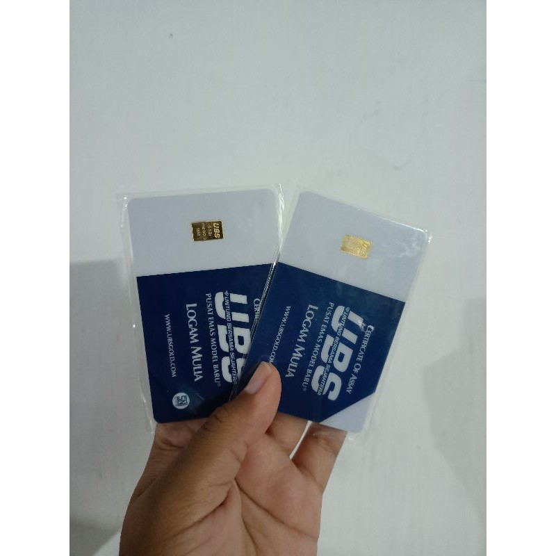 Logam Mulia 24K UBS Reguler 0.5 Gram