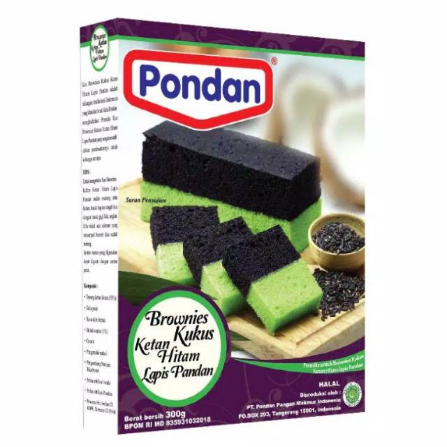 

Pondan ketan hitam kukus