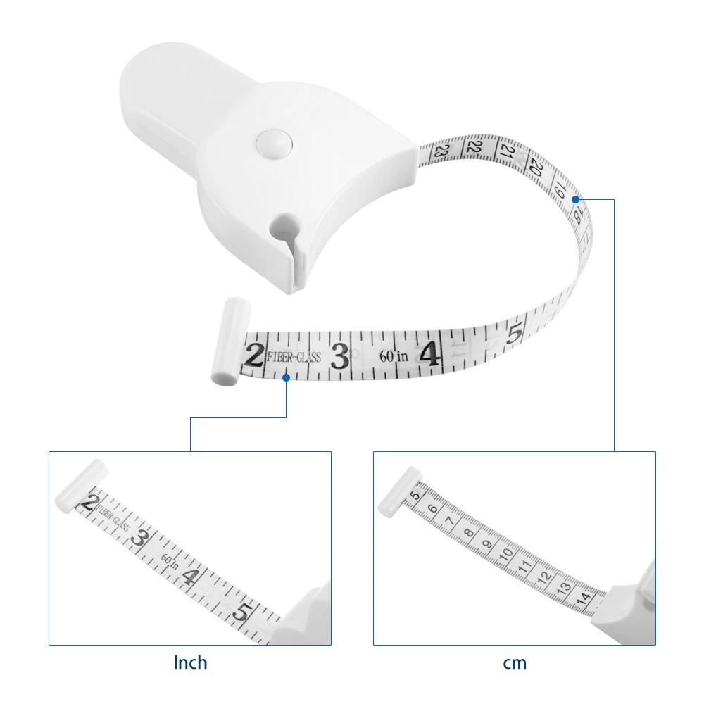 High Quality 150cm/60 Inch Accurate Measuring Tape for Body ，Waist ，Chest ，Legs，Sewing Tailor