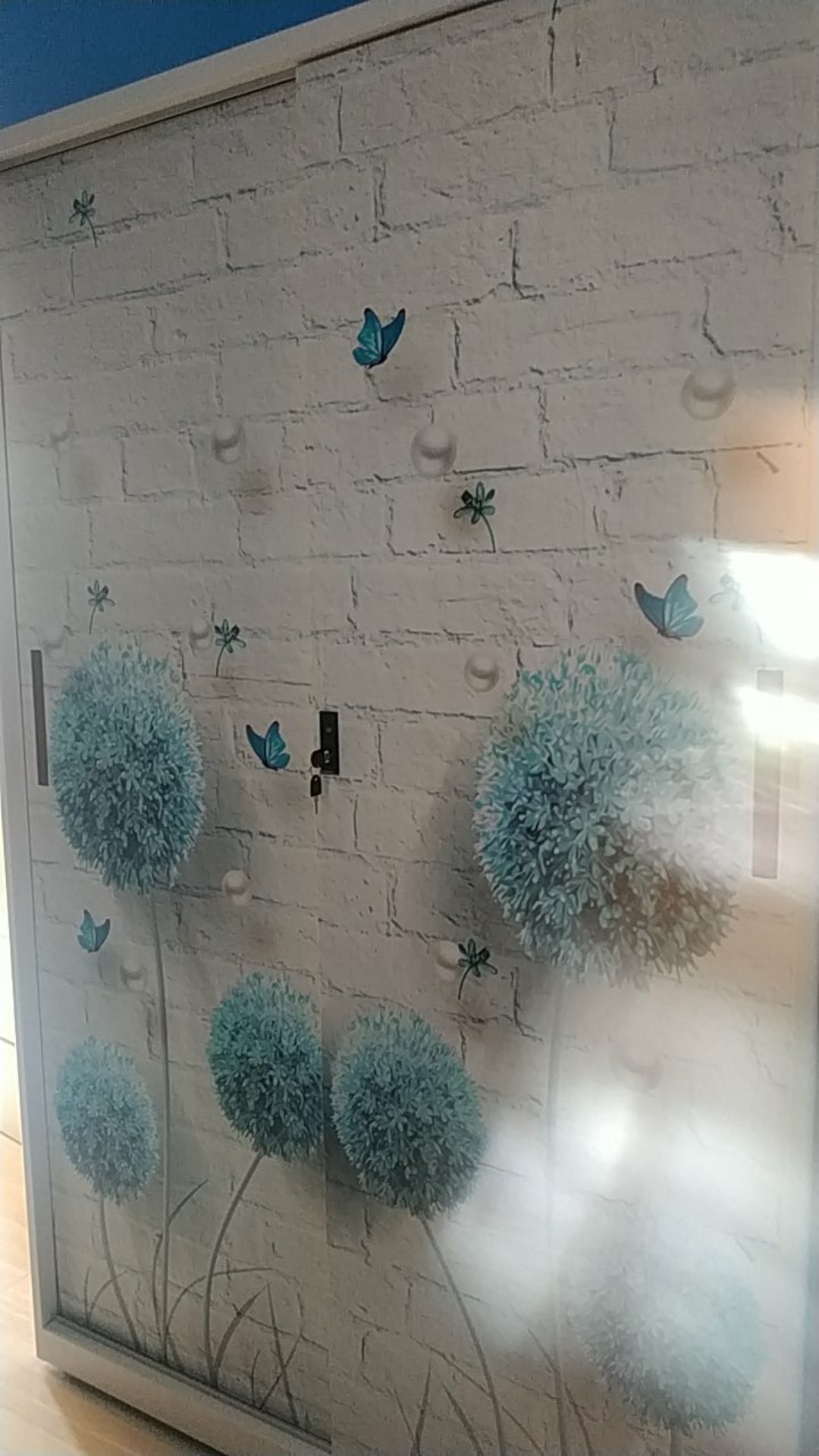 Sapporo Lemari Pakaian Pintu Sliding Sap Lp 503-054 / Lemari Pakaian Besi 2 Pintu / Sliding Series