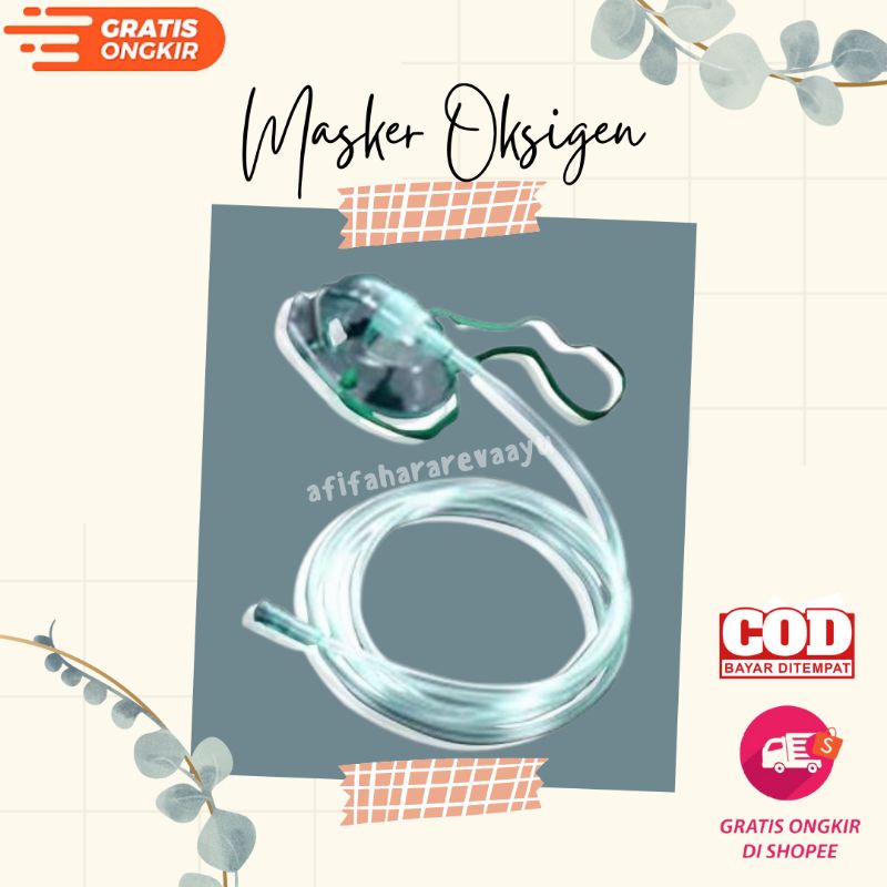 Masker Oksigen Dewasa/Masker/Oksigen