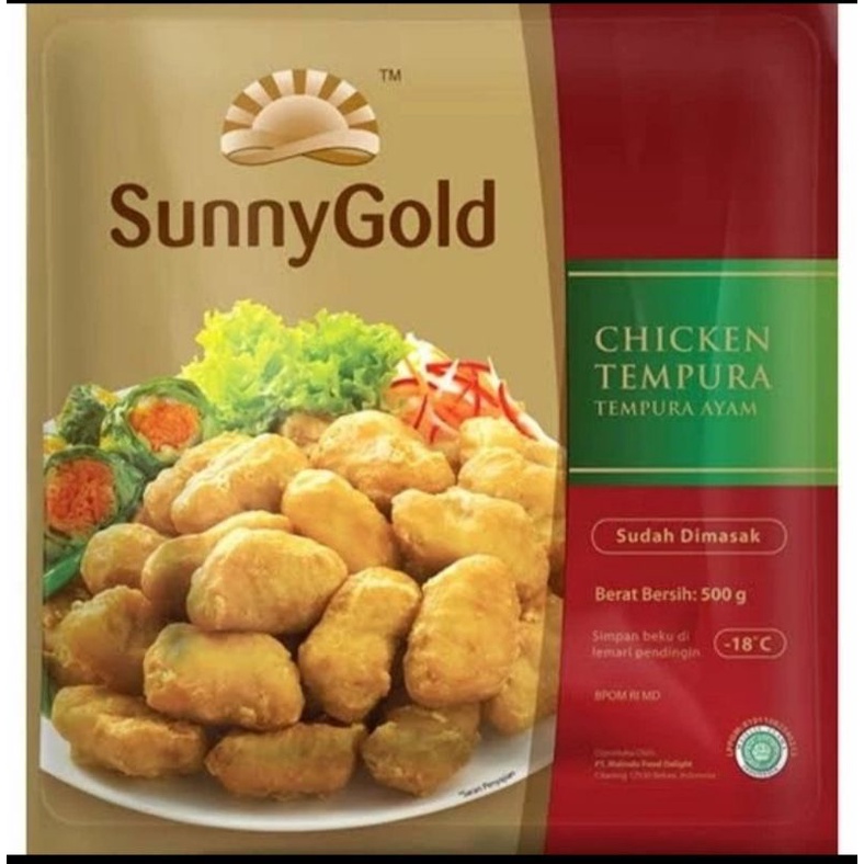 

sunny gold tempura 500g