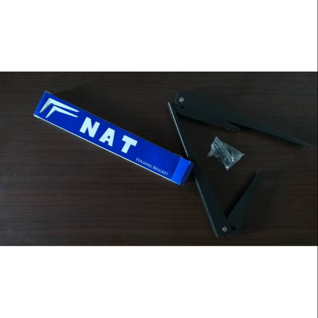 SIKU ENGSEL MEJA LIPAT / BRACKET ENGSEL MEJA LIPAT MURAH WARNA HITAM