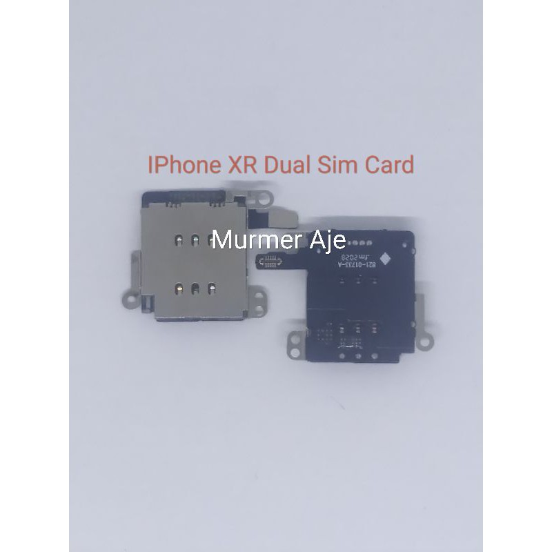 Flexsibel konektor connector slot sim card holder XR dual sim oem
