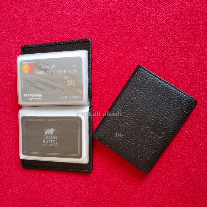 Dompet Kulit kartu COD DOMPET KARTU ALBUM BAHAN KULIT ASLI | Dompet Card Holder Pria Wanita