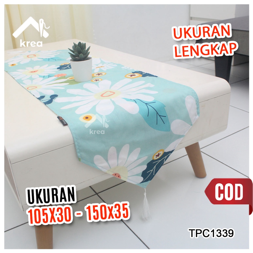 Taplak Meja / Table Runner Ukuran 105x30 - 150x35 TPC1339