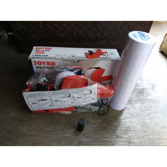 

price labeller MX-5500M Joyko + kertas label 10 roll+ 2 pc tinta atk