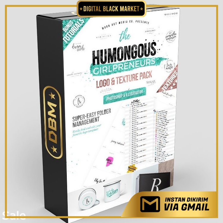 The Humongous Girl Preneurs Big Logo Pack - Adobe Photoshop &amp; Illustrator