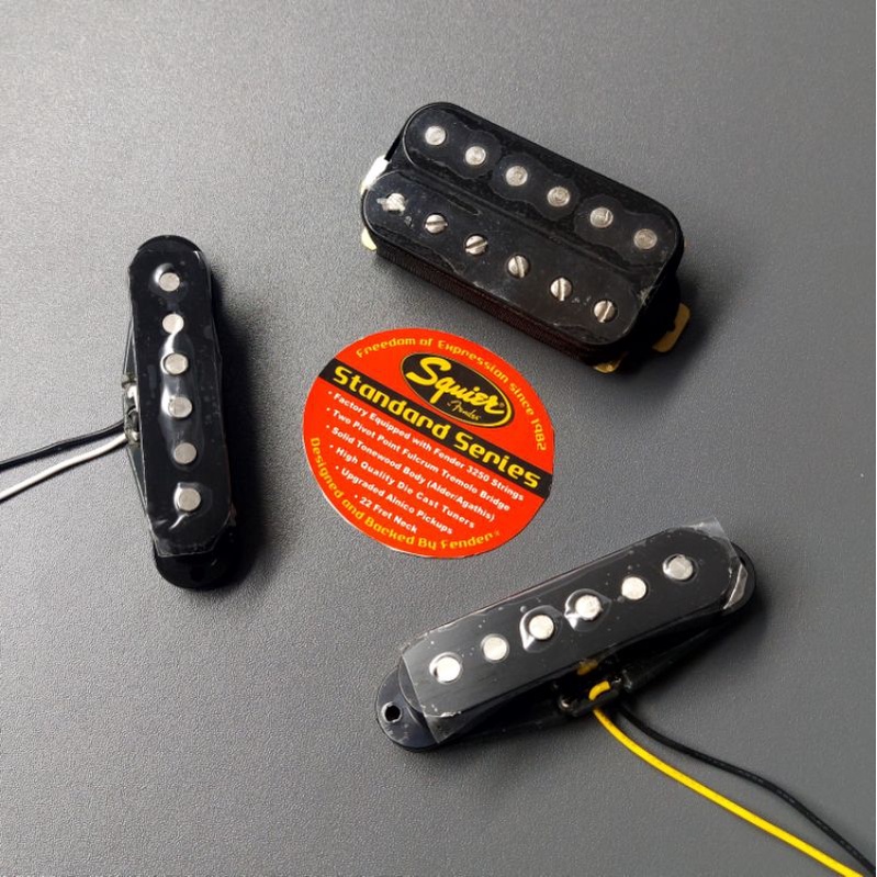 squier stratocaster SSS &amp; HSS pickup alnico &amp; ceramic gitar original squier by fender