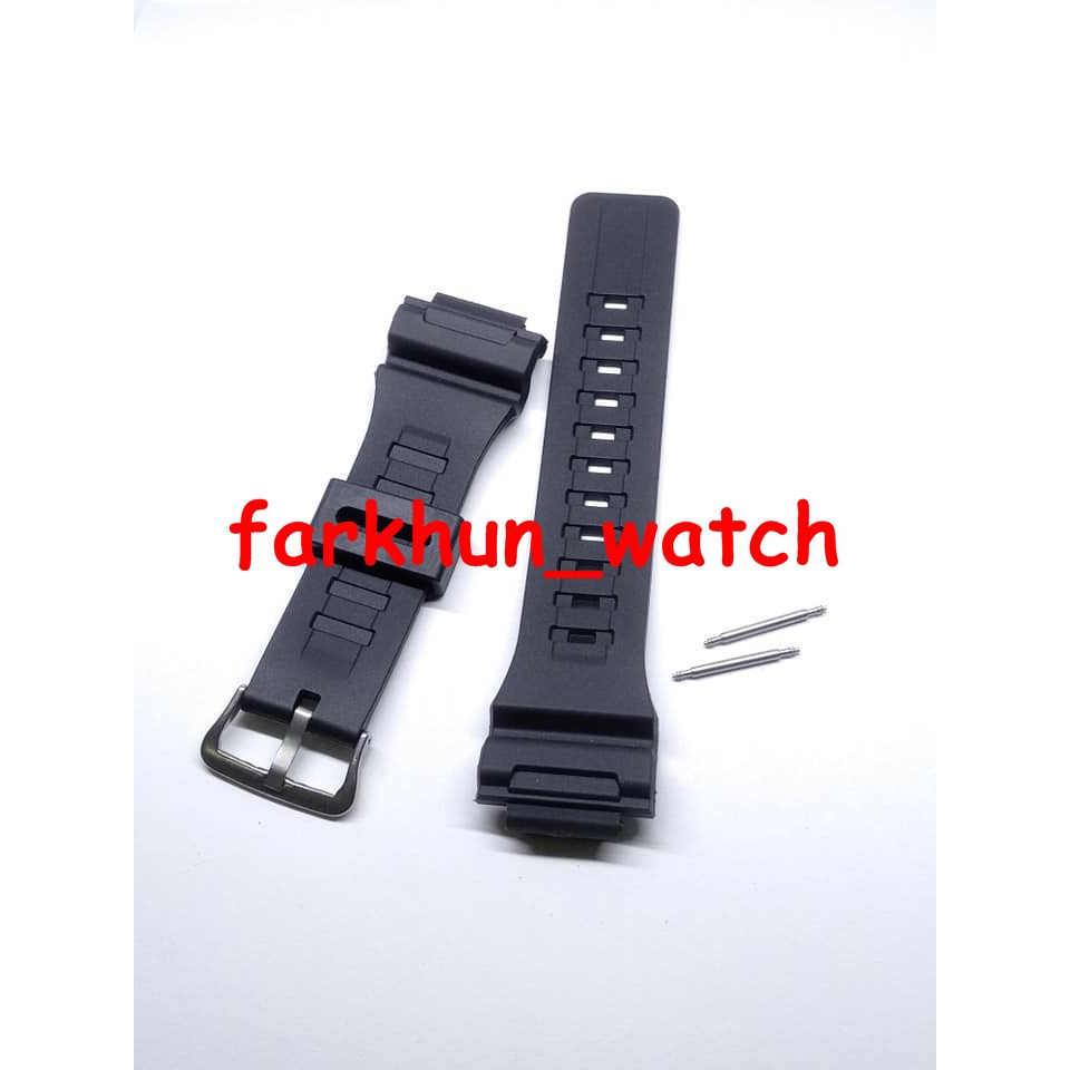 STRAP CASIO W735H AQS810 CAKEP TALI JAM TANGAN W-735H AQ-S810 FREE PEN