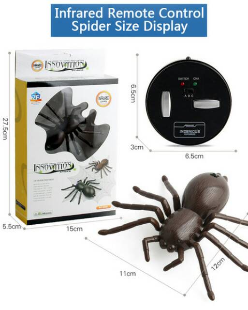 Mainan unik RC laba laba berjalan remot kontrol spider remote control infrared