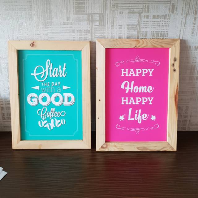 Poster dekorasi rumah kata mutiara keren