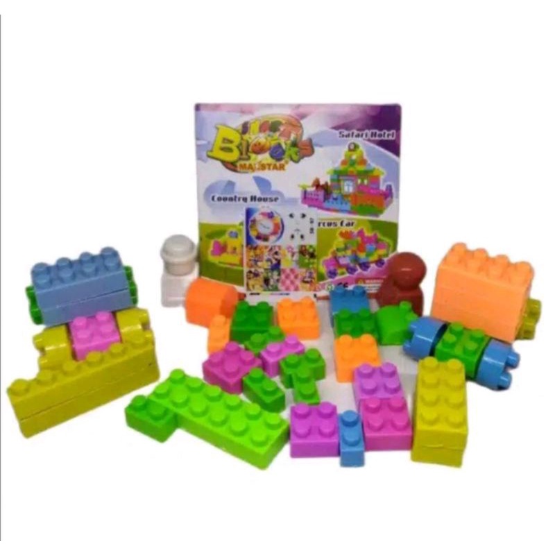 mainan smart blok isi 40 pcs / mainan lego